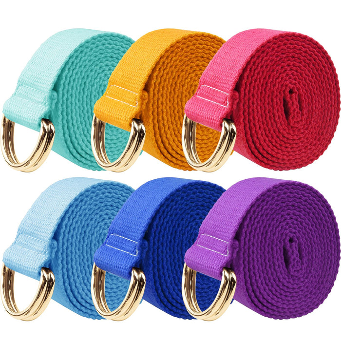 Yoga Stretching Straps – 6 Pack