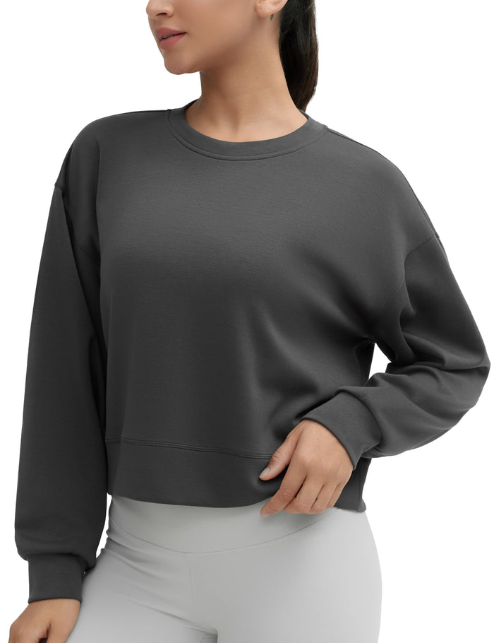 Women's Cropped Crewneck Sweatshirt
