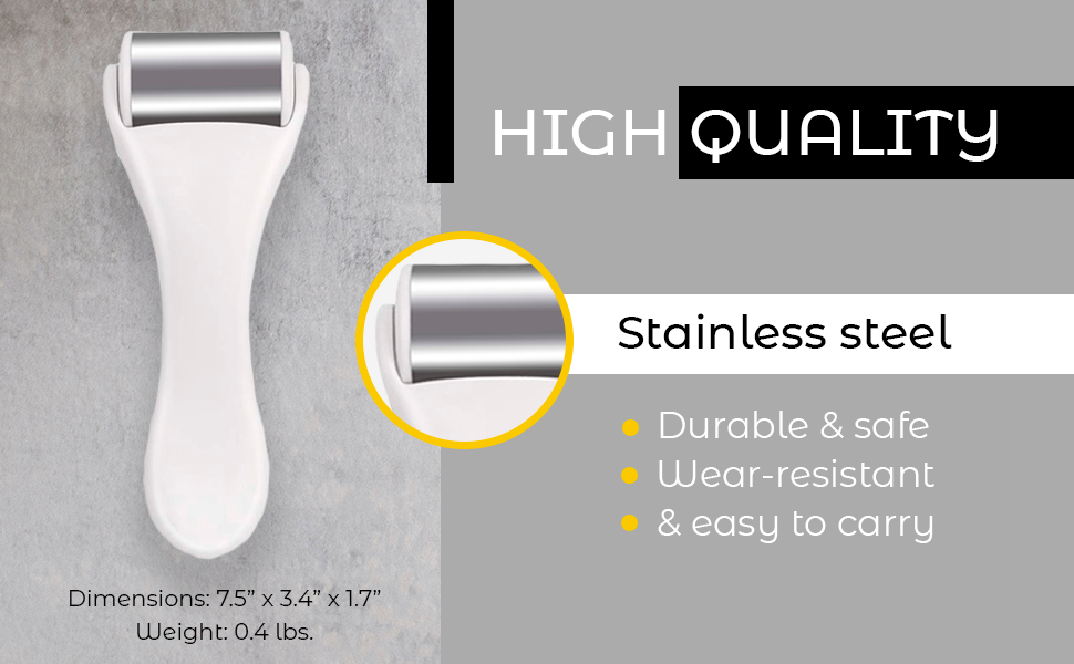 Stainless Steel Body Ice Roller