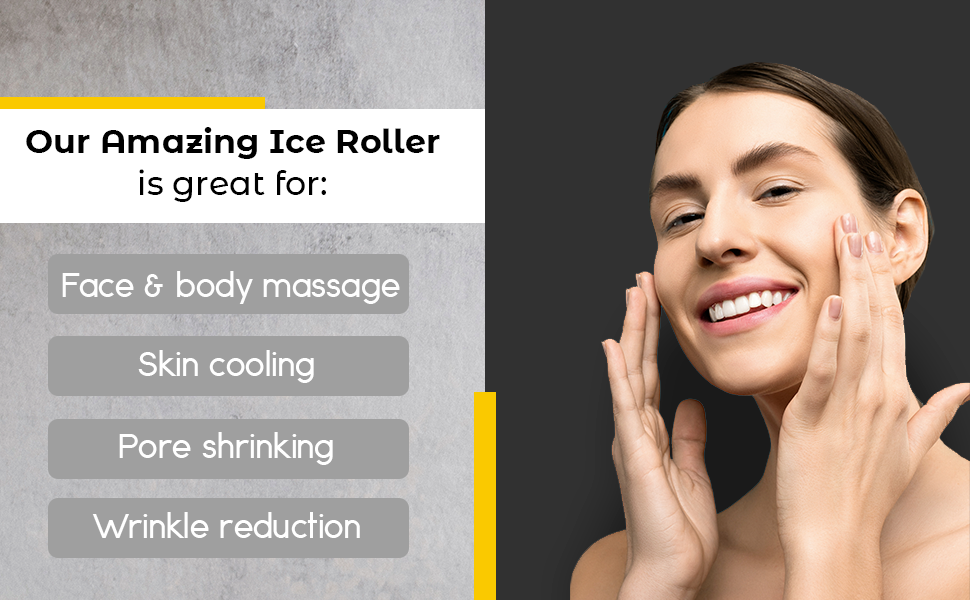 Stainless Steel Body Ice Roller
