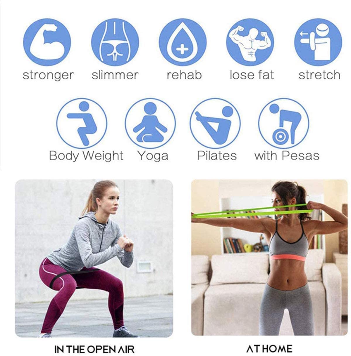 5-Level Resistance Band Set