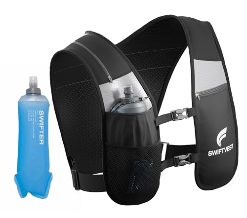 Reflective Running Hydration Vest with 500ml Flask