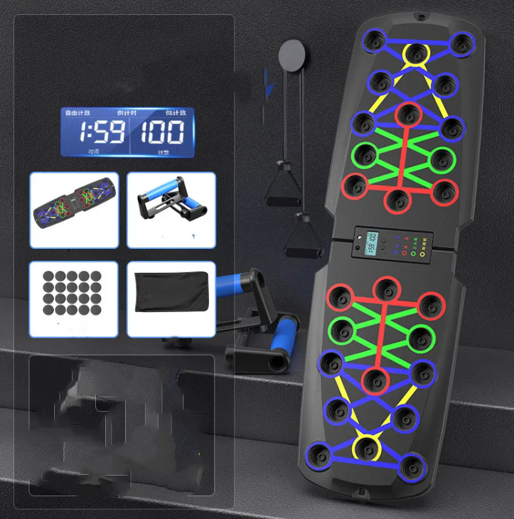 Multi-Grip Push-Up Training Board