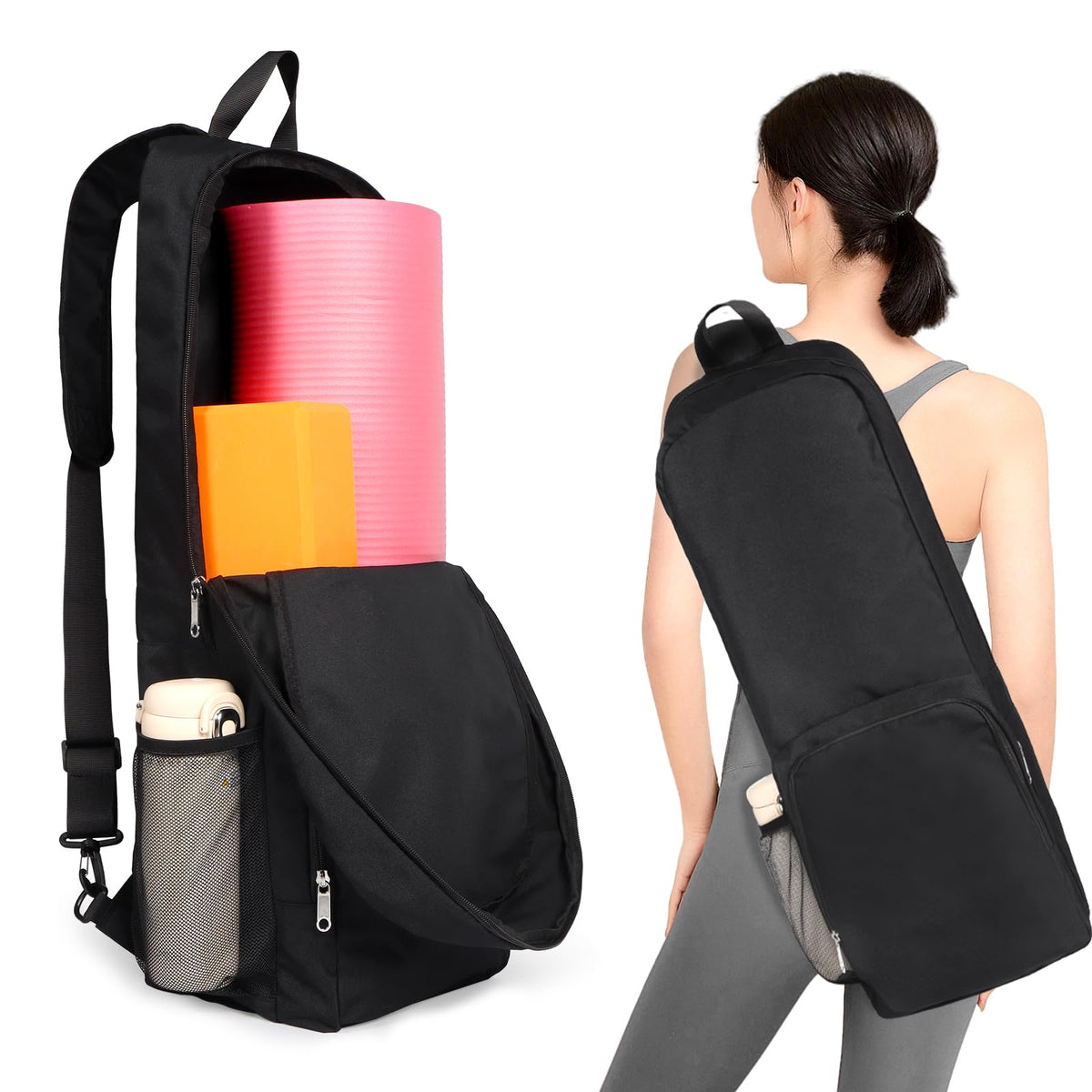 Water-Resistant Yoga Mat Carry Bag